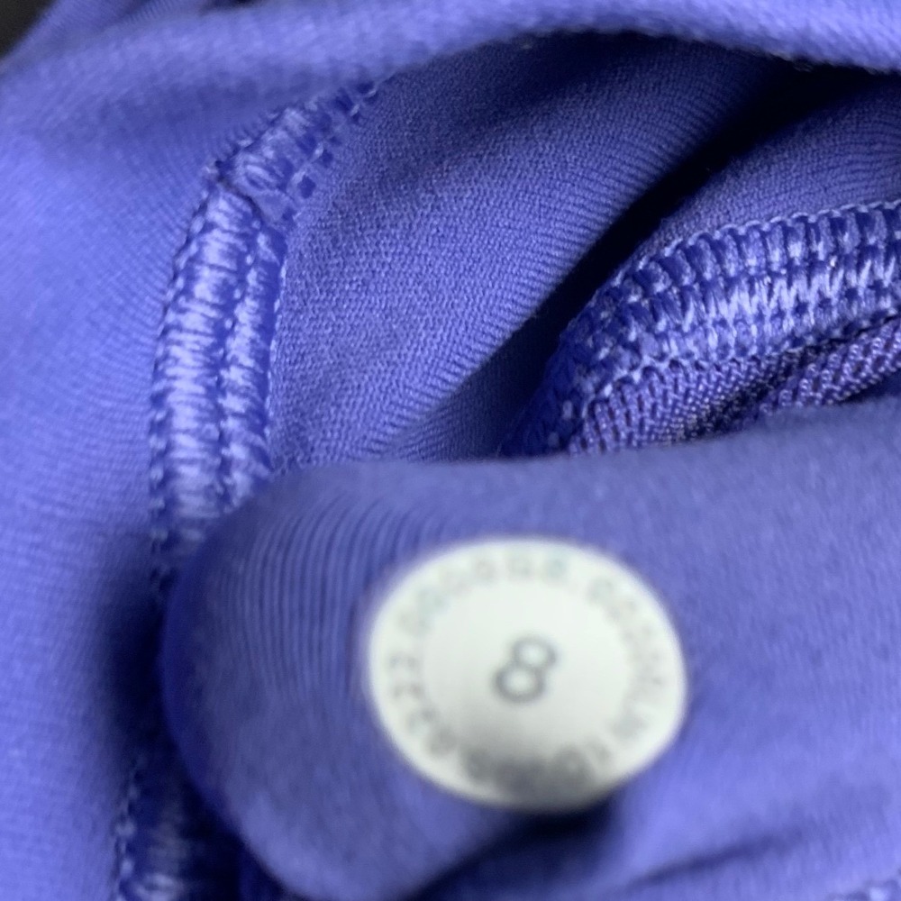 Lululemon Align Tank Top 8 Purple Nulu Cropped Yoga Gym Built-in Shelf Bra - Picture 6 of 6